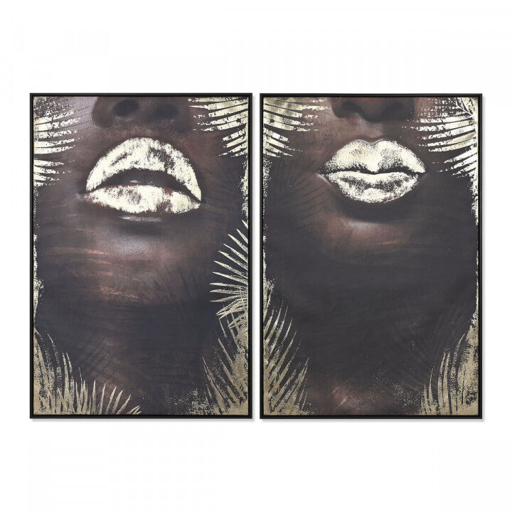 Leinwand Home ESPRIT polystyrol Leinwand 83 x 4 x 123 cm