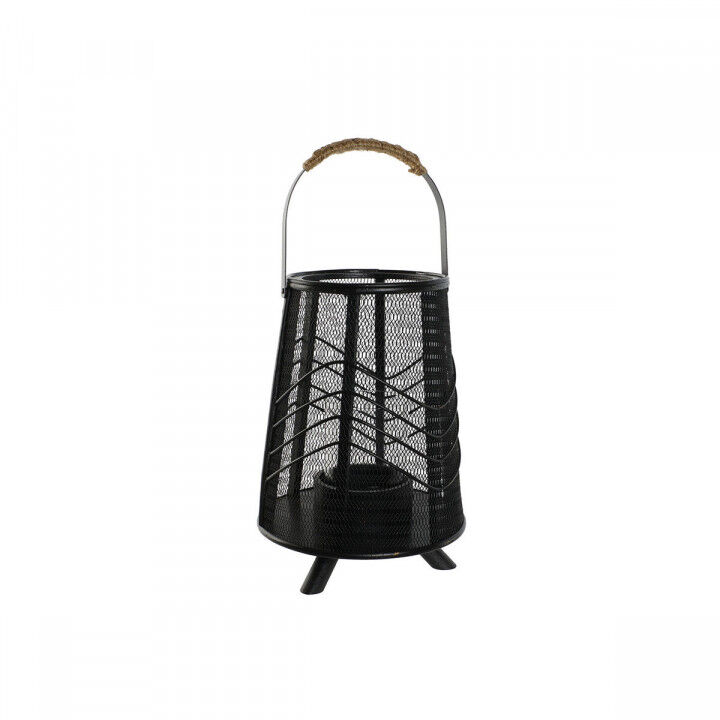 Portacandele Home ESPRIT Nero Metallo 23 x 23 x 31,5 cm