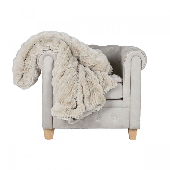 Blanket Home ESPRIT Beige 220 x 240 x 1 cm