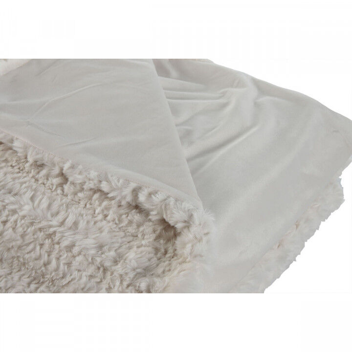 Deken Home ESPRIT Beige 220 x 240 x 1 cm