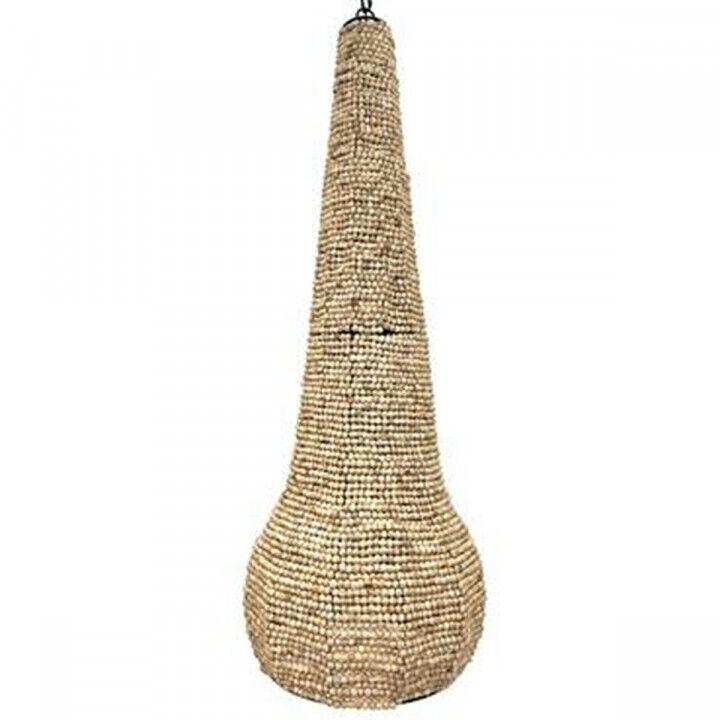 Suspension Home ESPRIT Naturel Bois Métal 50 W 36,5 x 36,5 x 174,5 cm