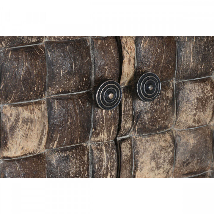 Kast Home ESPRIT Teakhout Kokosvezel 85 X 40 X 185 cm