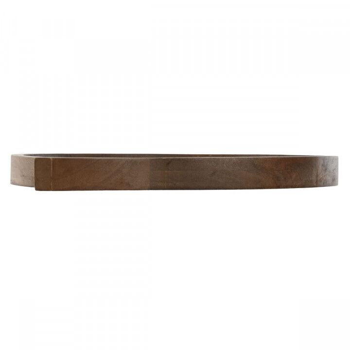 Centre de Table Home ESPRIT Marron Noir Marron Clair Bois de manguier 37 x 31 x 2,7 cm (3 Pièces)