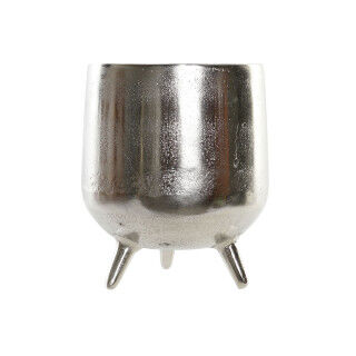 Centrotavola Home ESPRIT Argentato Alluminio 21 x 21 x 25 cm