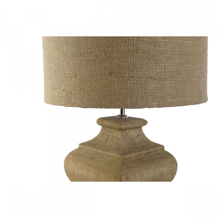 Bureaulamp Home ESPRIT Natuurlijk Jute Hout 50 W 220 V 36 x 36 x 58 cm
