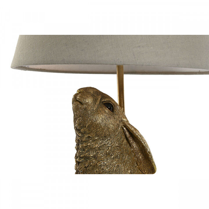 Bureaulamp Home ESPRIT Beige Gouden Hars 50 W 220 V 30 x 30 x 58 cm