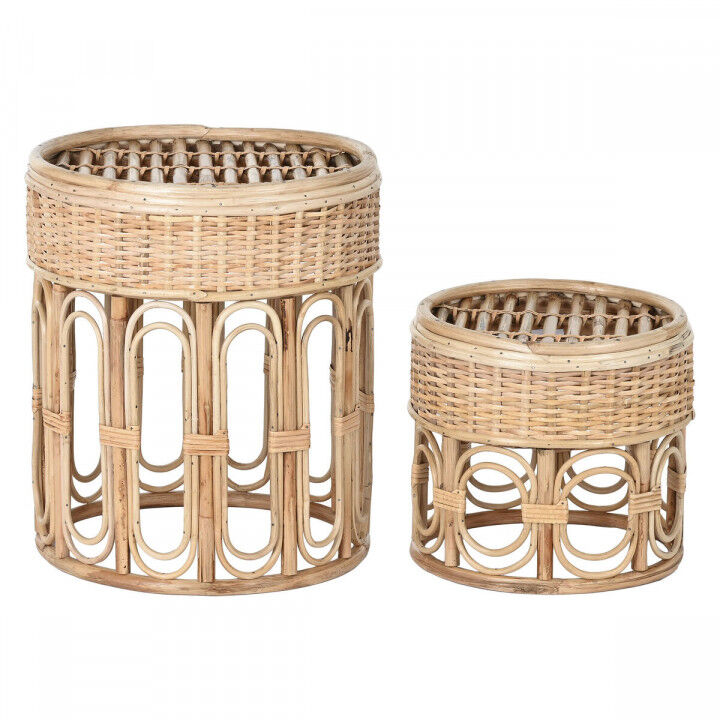 Table d'appoint Home ESPRIT Naturel 42 x 42 x 47 cm