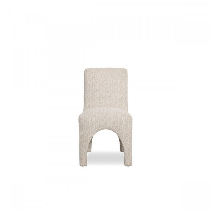 Chaise de Salle à Manger Home ESPRIT Gris clair Polyester 48 X 69 X 90 cm