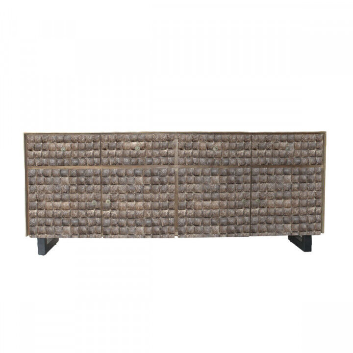 Anrichte Home ESPRIT Teakholz Kokosnuss Faser 200 X 45 X 80 cm