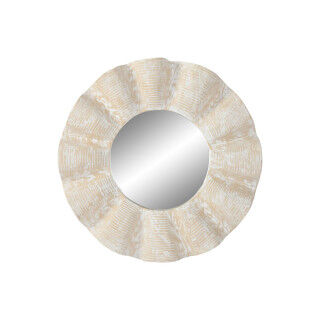 Miroir mural Home ESPRIT Blanc Décapé Taillé 76 x 7 x 76 cm