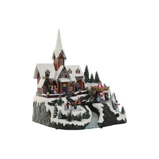 Kerstversiering Home ESPRIT Multicolour Muzikaal 33 X 31 X 38 cm