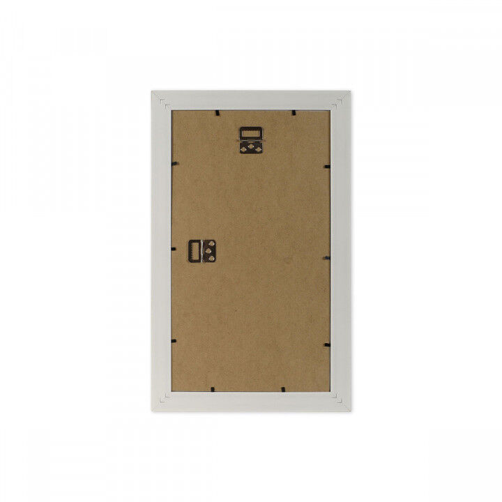 Fotorahmen Home ESPRIT Weiß Braun Beige natürlich Kristall polystyrol Skandinavisch 26 X 2 X 44 cm (4 Stück)