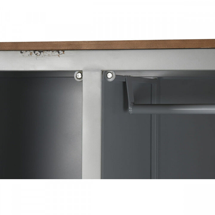 Cupboard Home ESPRIT Container Sky blue Metal 112 x 46 x 174 cm