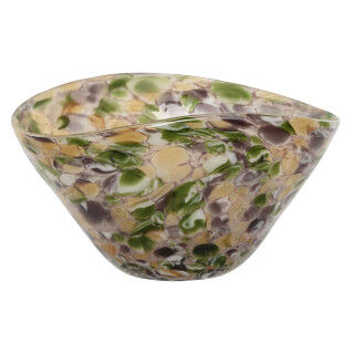 Middenstuk Home ESPRIT Multicolour Kristal 30 x 21 x 17 cm