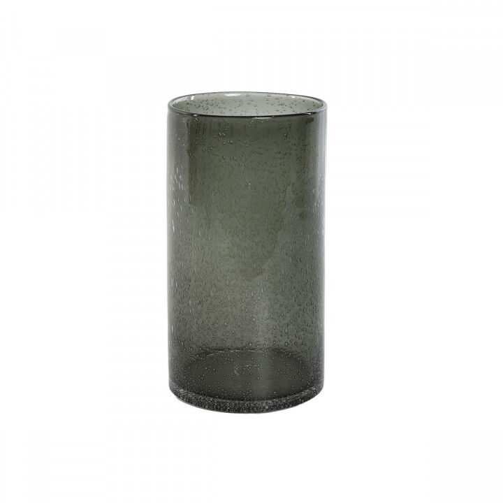 Jarrón Home ESPRIT Verde Cristal Moderno 13,7 X 13,7 X 25,6 cm