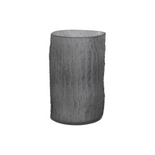 Vase Home ESPRIT Grey Crystal Modern 13 x 13 x 21 cm