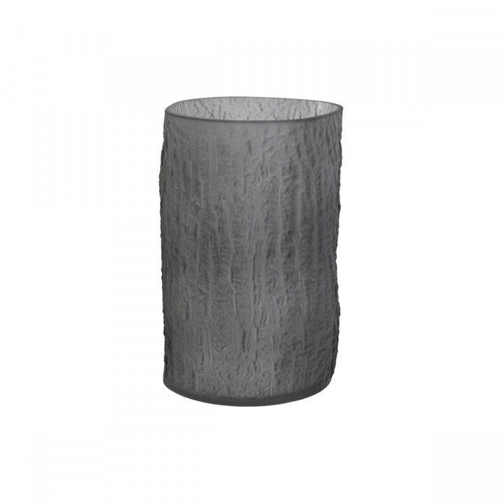 Vaso Home ESPRIT Grigio Cristallo Moderno 13 x 13 x 21 cm