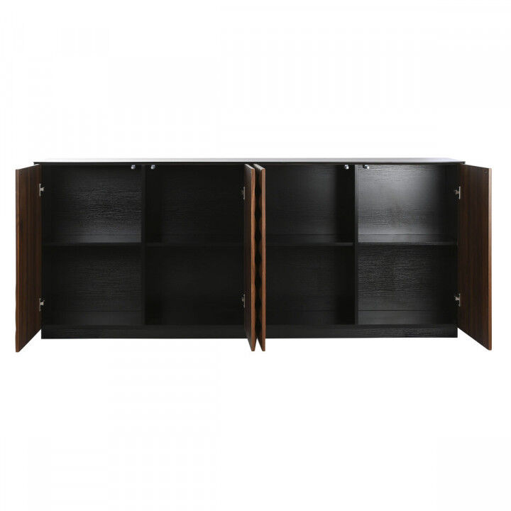 Credenza Home ESPRIT Marrone Nero Legno MDF 188,4 X 42,1 X 80,6 cm