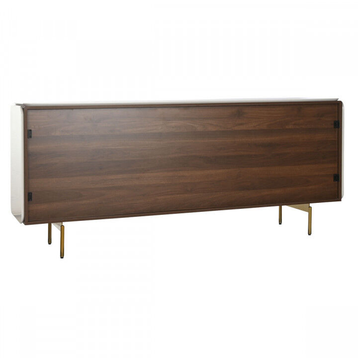 Aparador Home ESPRIT Blanco Marrón Dorado Madera Madera MDF 183 X 41,5 X 80 cm