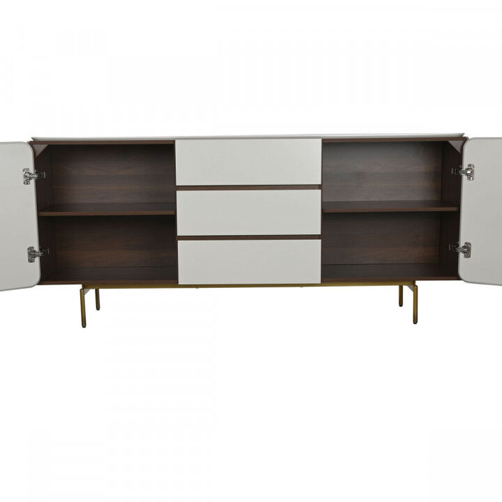 Buffet Home ESPRIT Blanc Marron Doré Bois Bois MDF 183 X 41,5 X 80 cm
