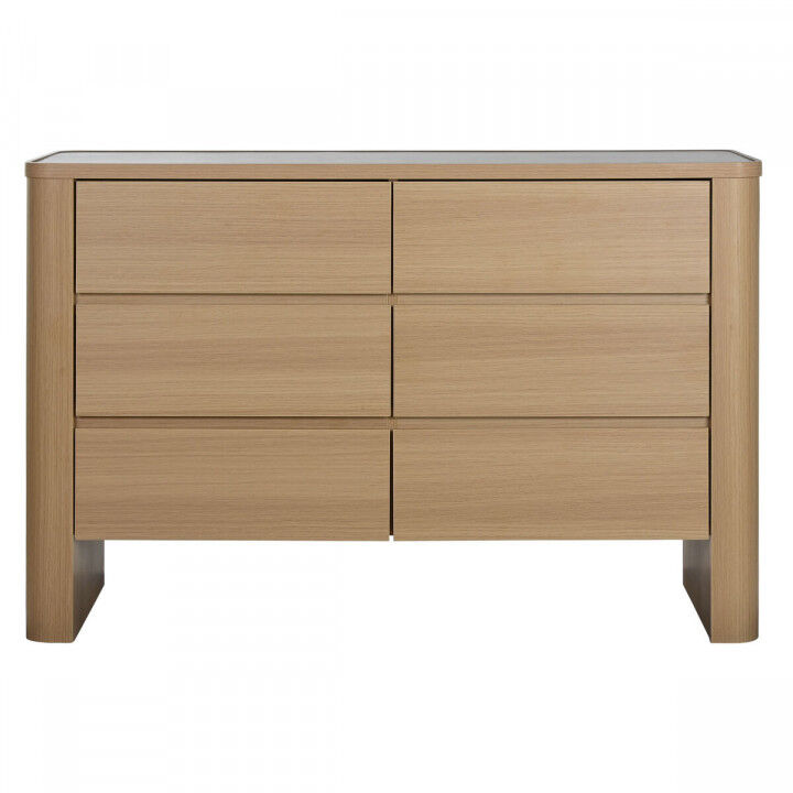Chest of drawers Home ESPRIT Natural Light grey Modern 120 x 40 x 80 cm