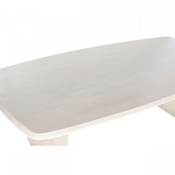 Table de Salle à Manger Home ESPRIT Blanc Bois de manguier 218 x 100 x 76 cm