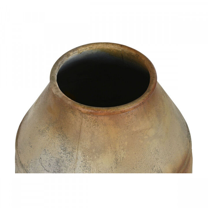 Jarrón Home ESPRIT Beige Metal 49 X 49 X 93 cm