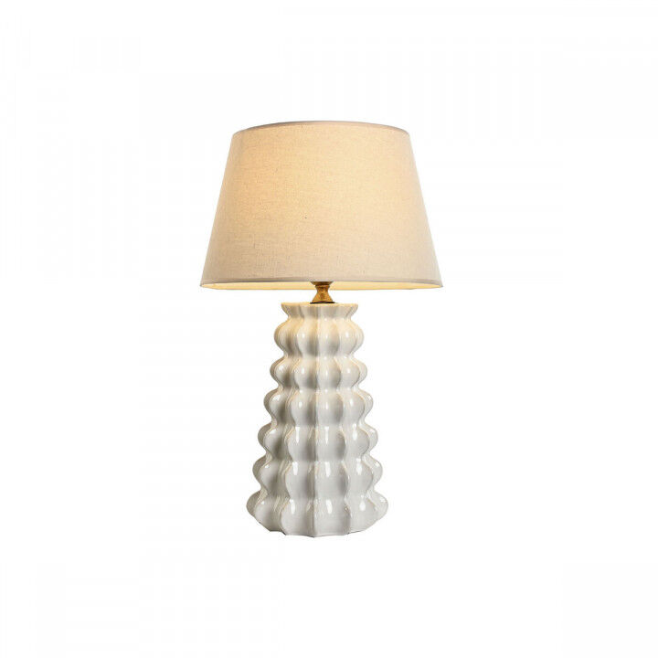 Bureaulamp Home ESPRIT Wit Porselein 50 W 220 V 40 x 40 x 65 cm