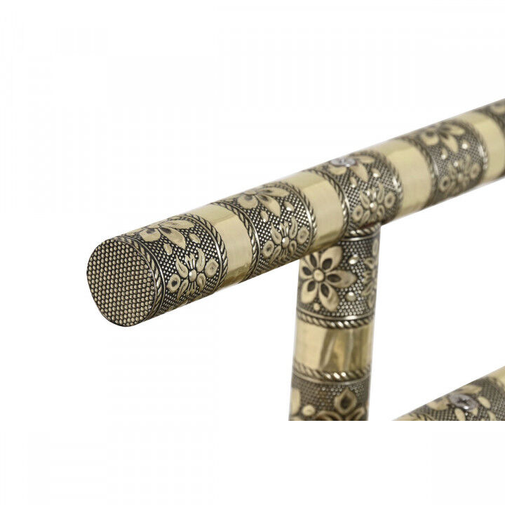 Box-Schmuckkästchen Home ESPRIT Weiß Champagner Holz Aluminium 20 x 10 x 18 cm