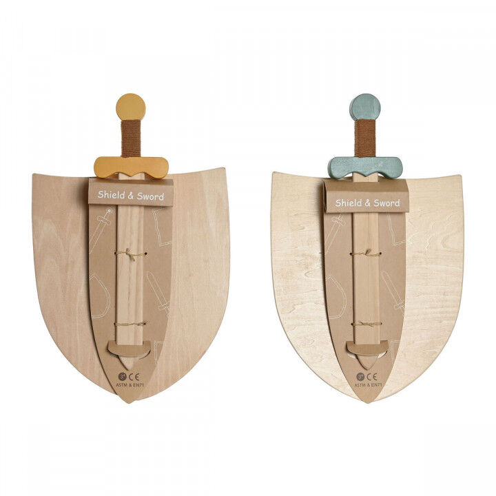 Speelzwaard Home ESPRIT 28 x 0,5 x 33,5 cm (2 Stuks)