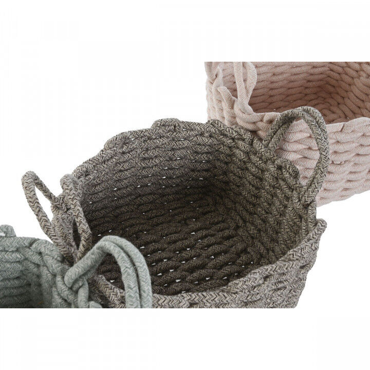 Basket spelset Home ESPRIT Touw 28 x 28 x 18 cm