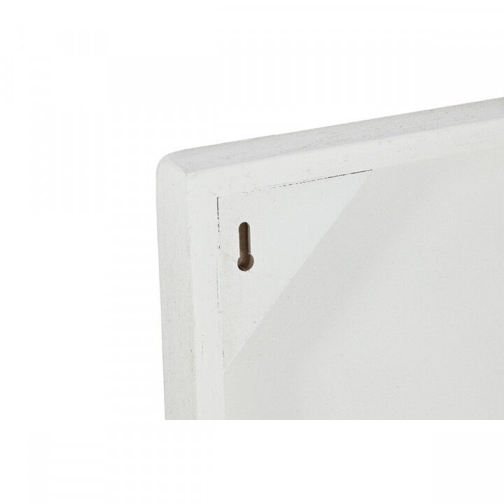 Decoración de Pared Home ESPRIT Blanco Moderno 80 x 4 x 80 cm (2 Unidades)