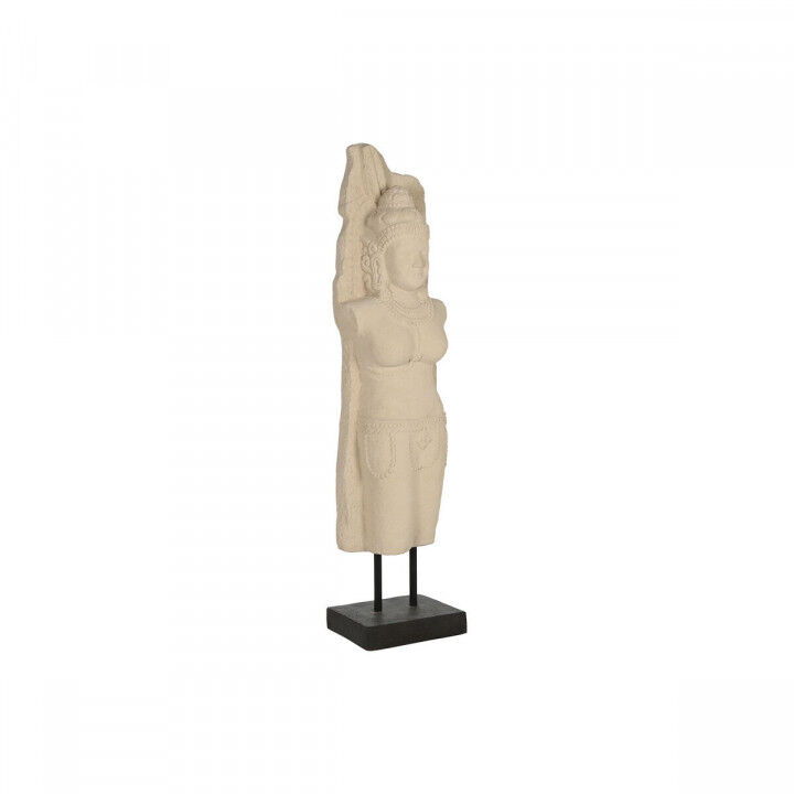 Decorative Figure Home ESPRIT White Black Buddha 40 x 27 x 148 cm