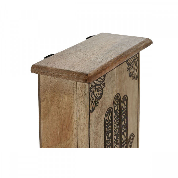 Armadietto portachiavi Home ESPRIT Naturale 18 x 7,5 x 28 cm