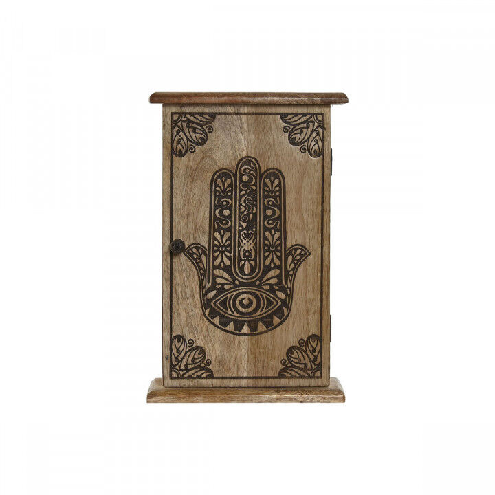 Armadietto portachiavi Home ESPRIT Naturale 18 x 7,5 x 28 cm