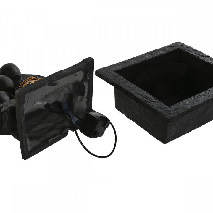 Fontana da giardino Home ESPRIT Resina Buddha Orientale 21 x 19 x 27 cm (2 Unità)