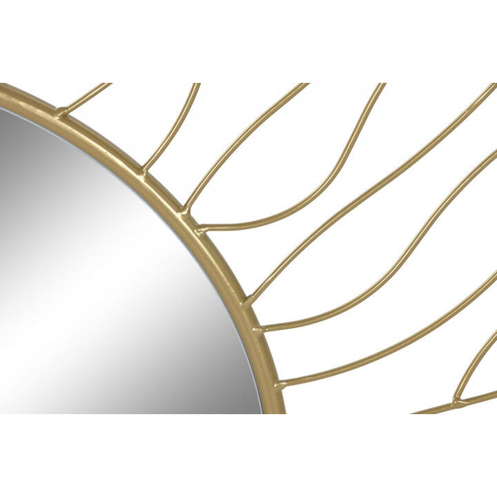 Miroir mural Home ESPRIT Doré 70 x 2 x 70 cm