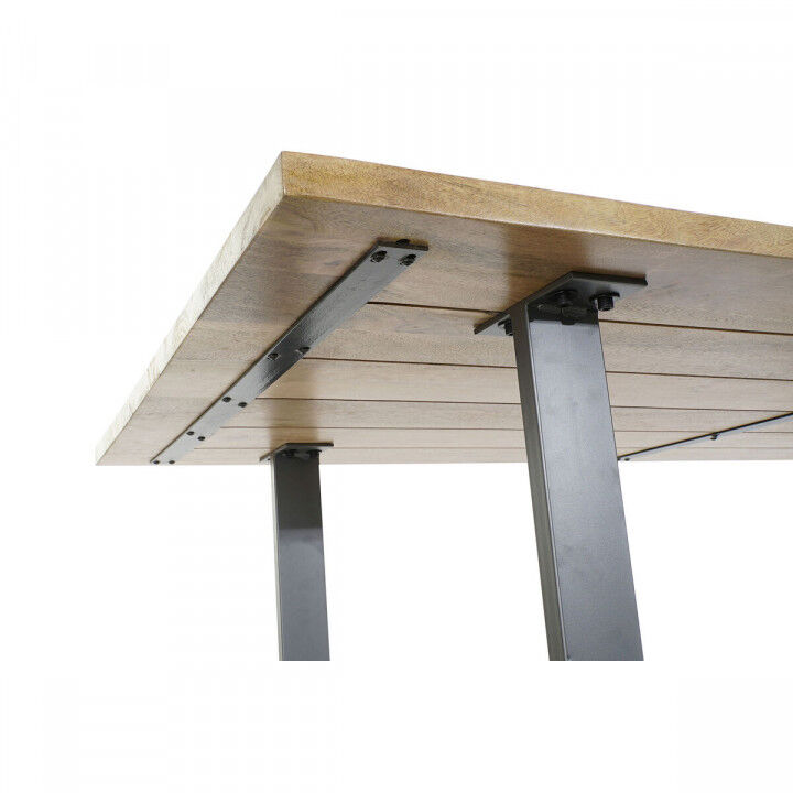 Esstisch Home ESPRIT Schwarz natürlich Metall Mango-Holz 200 x 100 x 76 cm