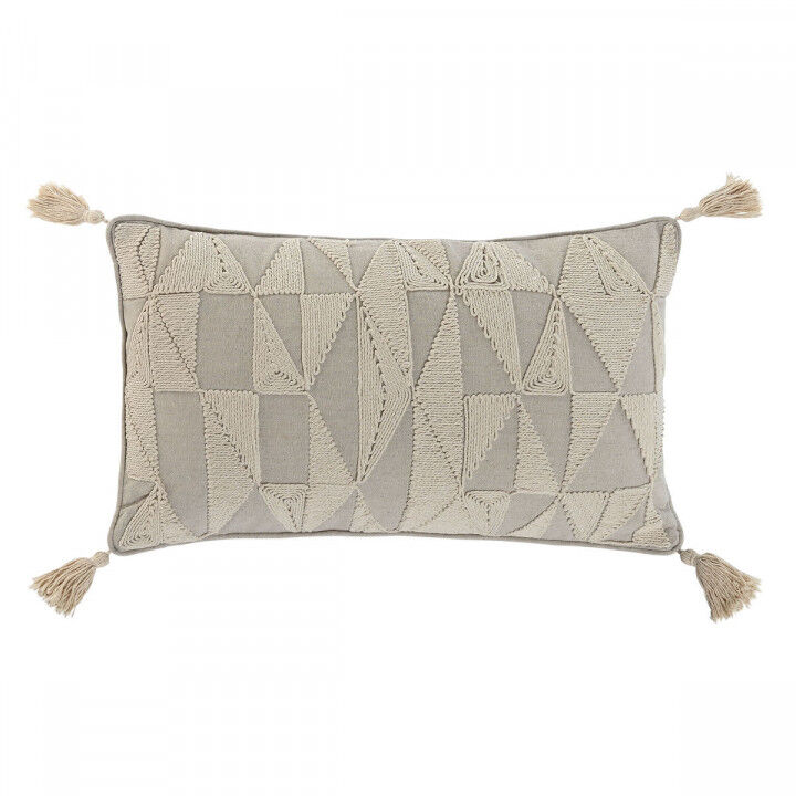 Cushion Home ESPRIT Beige Natural Boho 50 x 8 x 30 cm
