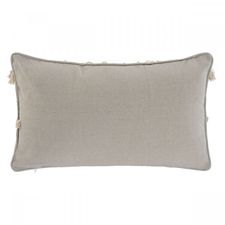 Cushion Home ESPRIT White Black Boho 50 x 8 x 30 cm