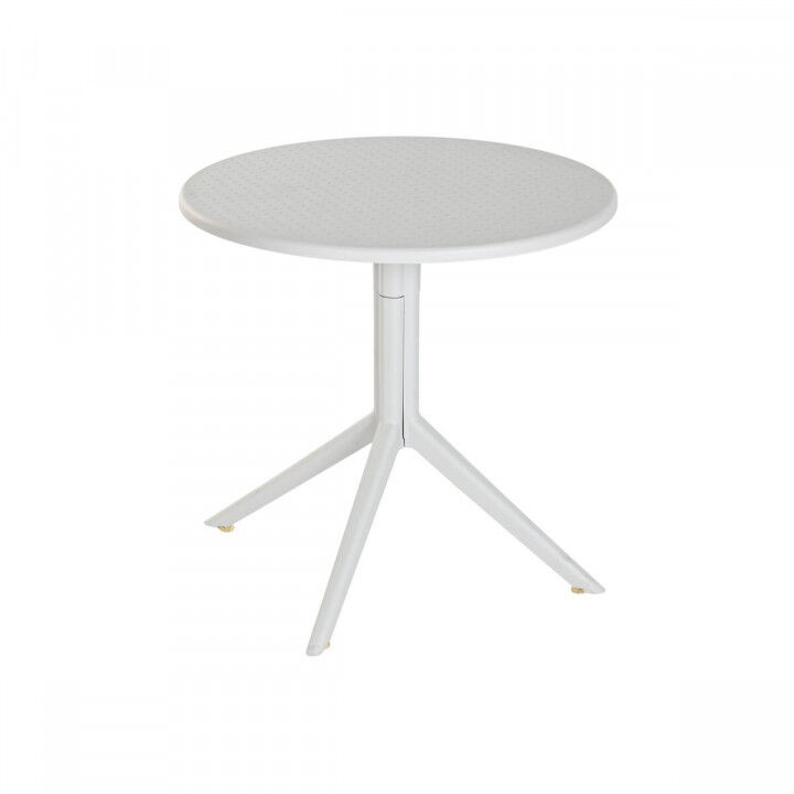 Mesa de Comedor Home ESPRIT Gris Metal Polipropileno 80 x 80 x 75 cm