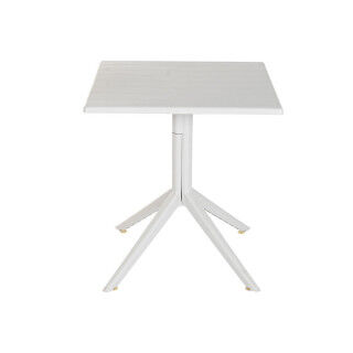 Eettafel Home ESPRIT Grijs Metaal Polypropyleen 70 x 70 x 75 cm