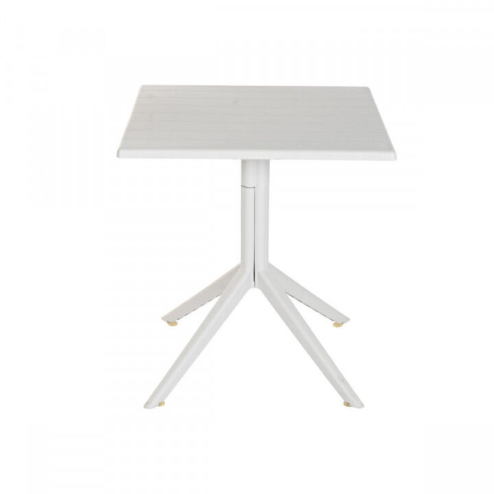 Esstisch Home ESPRIT Grau Metall Polypropylen 70 x 70 x 75 cm