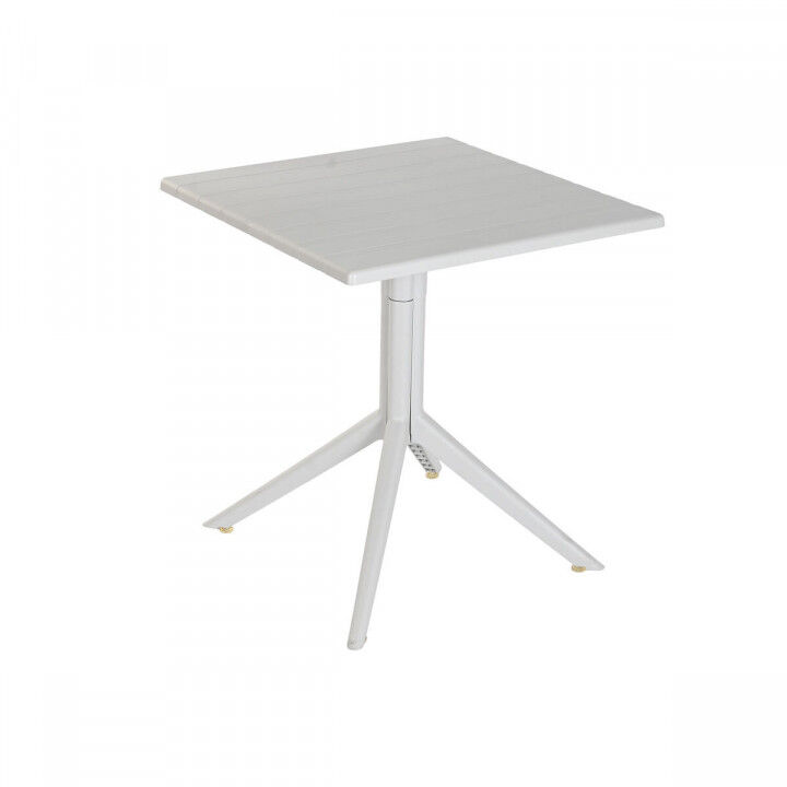Tavolo da Pranzo Home ESPRIT Grigio Metallo polipropilene 70 x 70 x 75 cm