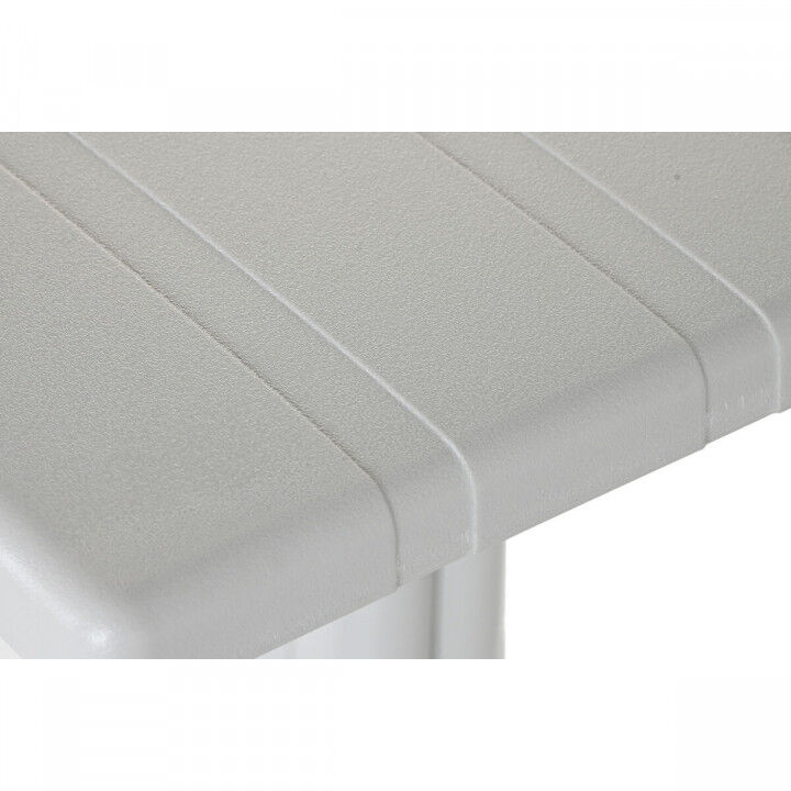 Eettafel Home ESPRIT Grijs Metaal Polypropyleen 70 x 70 x 75 cm