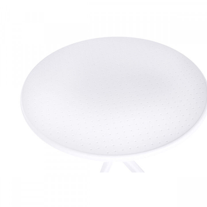 Mesa de Comedor Home ESPRIT Blanco Metal Polipropileno 80 x 80 x 75 cm