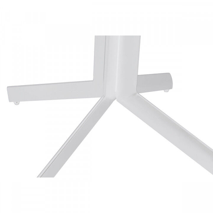 Table set with 2 chairs Home ESPRIT White Metal polypropylene 60 x 60 x 102 cm