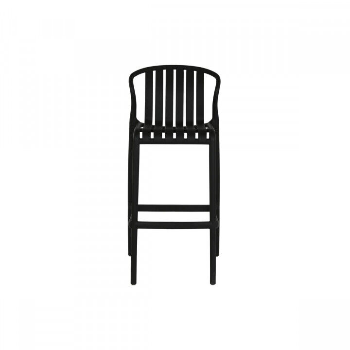 Tisch-Set mit 2 Stühlen Home ESPRIT Schwarz Metall Polypropylen 60 x 60 x 102 cm