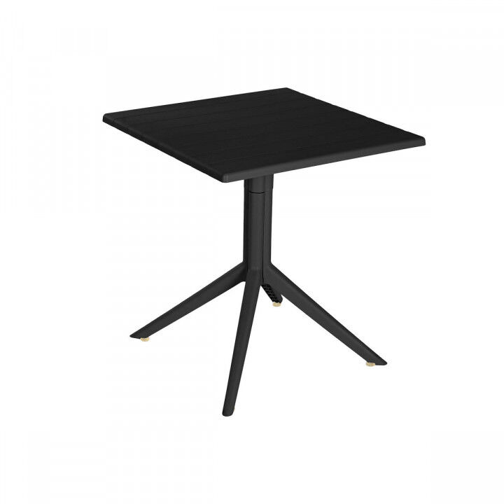 Table de Salle à Manger Home ESPRIT Noir Métal polypropylène 70 x 70 x 75 cm