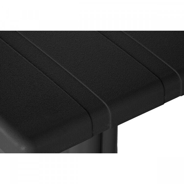 Dining Table Home ESPRIT Black Metal polypropylene 70 x 70 x 75 cm